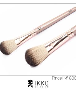 KIT 3 UNIDADES - PINCEL 80007 IKKO MAKEUP – LINHA DOURADA