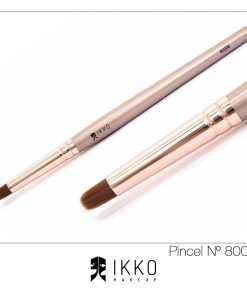 KIT 3 UNIDADES - PINCEL 80008 IKKO MAKEUP – LINHA DOURADA