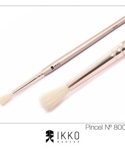 KIT 3 UNIDADES - PINCEL 80018 IKKO MAKEUP – LINHA DOURADA
