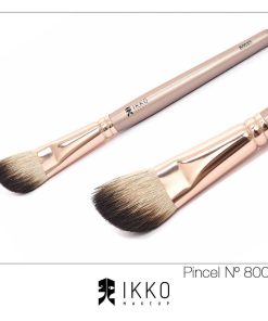 KIT 3 UNIDADES - PINCEL 80035 IKKO MAKEUP – LINHA DOURADA