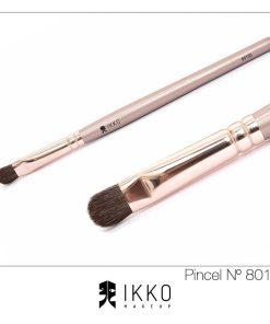 KIT 3 UNIDADES - PINCEL 80103L IKKO MAKEUP – LINHA DOURADA
