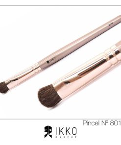 KIT 3 UNIDADES - PINCEL 80104C IKKO MAKEUP – LINHA DOURADA