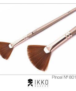 KIT 3 UNIDADES - PINCEL 80127 IKKO MAKEUP – LINHA DOURADA