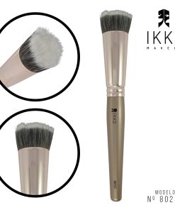 KIT 2 UNIDADES – PINCEL 80252 IKKO MAKEUP – LINHA DOURADA