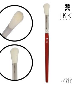 KIT 3 UNIDADES - PINCEL 81036 (IK036) IKKO MAKEUP – LINHA VERMELHA
