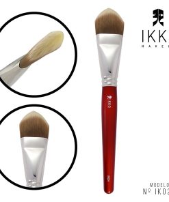 KIT 2 UNIDADES - PINCEL 81024 (IK024) IKKO MAKEUP – LINHA VERMELHA