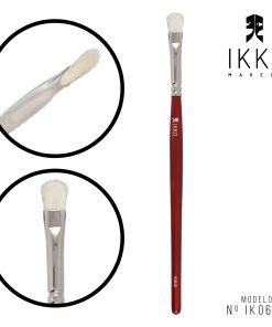 KIT 3 UNIDADES - PINCEL 81064B (IK064B) IKKO MAKEUP – LINHA VERMELHA