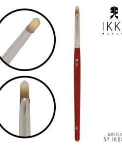KIT 3 UNIDADES - PINCEL 81081 (IK081) IKKO MAKEUP – LINHA VERMELHA