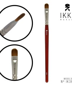 KIT 3 UNIDADES - PINCEL 81364 (IK364) IKKO MAKEUP – LINHA VERMELHA