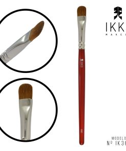 KIT 3 UNIDADES - PINCEL 81365 (IK365) IKKO MAKEUP – LINHA VERMELHA