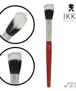 KIT 3 UNIDADES - PINCEL 81188 (IK188) IKKO MAKEUP – LINHA VERMELHA