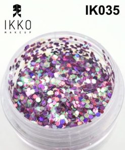 KIT 3 UNIDADES - GLITTER / PIGMENTO IK035 - IKKO MAKEUP