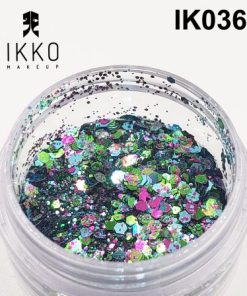 KIT 3 UNIDADES - GLITTER / PIGMENTO IK036 - IKKO MAKEUP