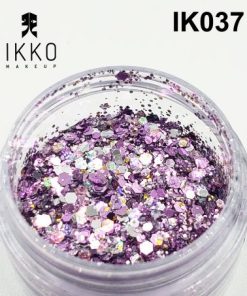 KIT 3 UNIDADES - GLITTER / PIGMENTO IK037 - IKKO MAKEUP