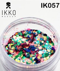 KIT 3 UNIDADES - GLITTER / PIGMENTO IK057 - IKKO MAKEUP