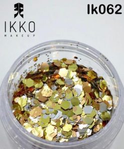 KIT 3 UNIDADES - GLITTER / PIGMENTO IK062 - IKKO MAKEUP