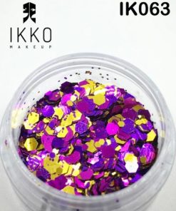 KIT 3 UNIDADES - GLITTER / PIGMENTO IK063 - IKKO MAKEUP