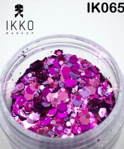 KIT 3 UNIDADES - GLITTER / PIGMENTO IK065 - IKKO MAKEUP