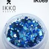 KIT 3 UNIDADES - GLITTER / PIGMENTO IK069 - IKKO MAKEUP