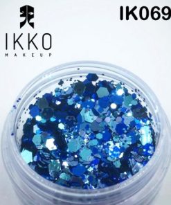 KIT 3 UNIDADES - GLITTER / PIGMENTO IK069 - IKKO MAKEUP