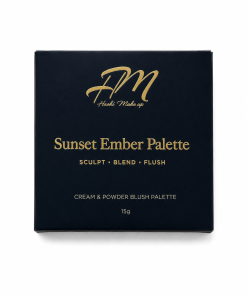 Alternative view of KIT 3 UNIDADES - Paleta de Blush Sunset Ember – Hoshi Makeup